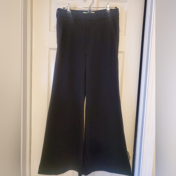 ANTHROPOLOGIE black Pants Women's Size 6 (28) High Rise Wide Leg Pants. - Picture 3 of 8
